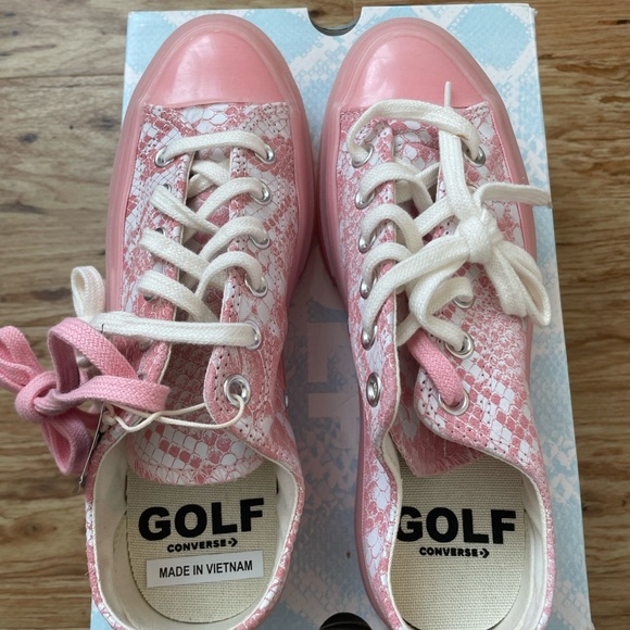 golf converse snakeskin print women’s 7 - Picture 7 of 8